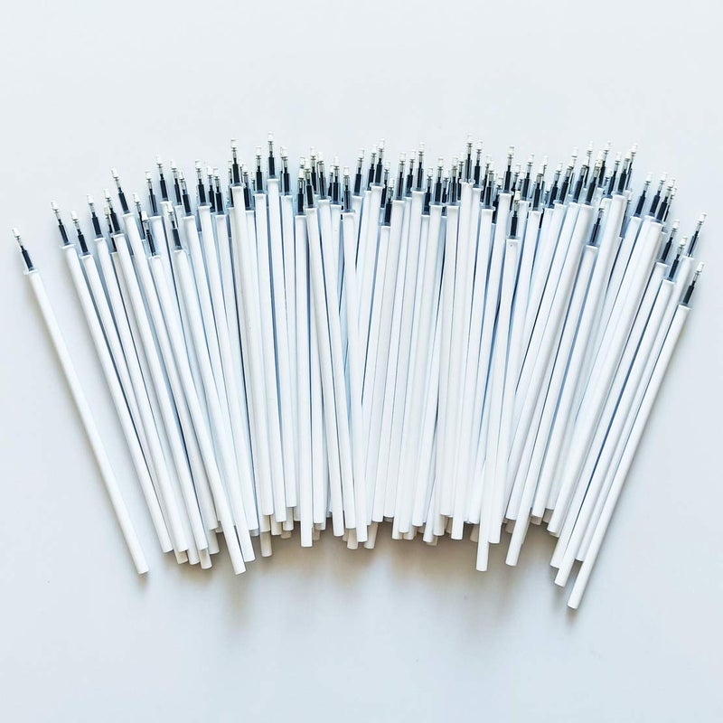 sencoo 100 pack 0.5 mm Black Gel Ink Pen Replace Refills - Image 1